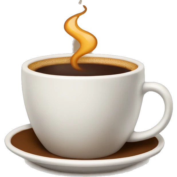 Brown cup hot coffee emoji