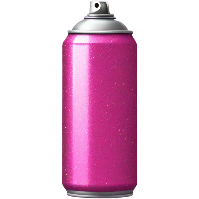 Pink spray paint with glitter  emoji