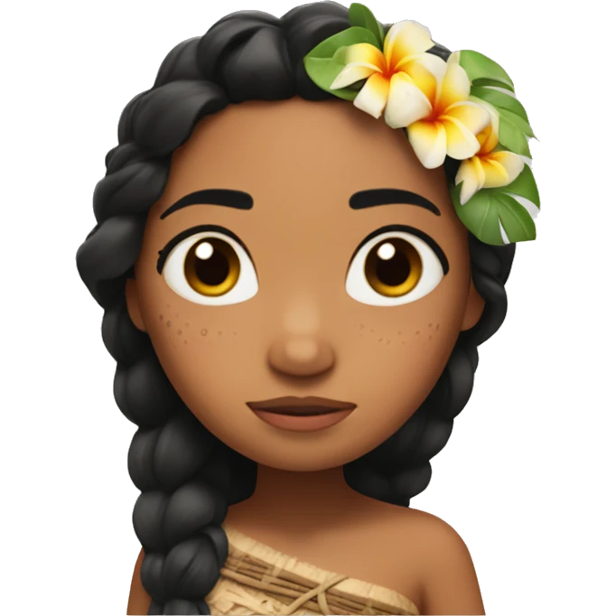 moana with closed eyes emoji