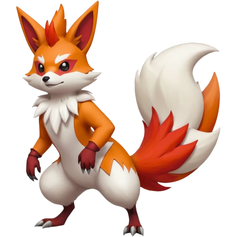 Braixen-Combusken-Zangoose-Blaziken-fusion emoji