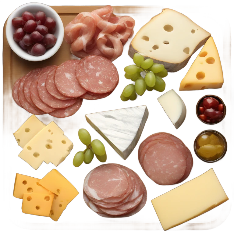 Charcuterie and cheese board emoji