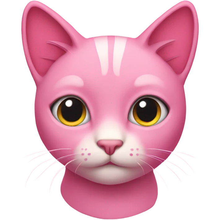 Pink cat emoji