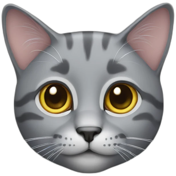 gray cat emoji