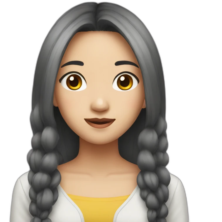 Asian cutie emoji