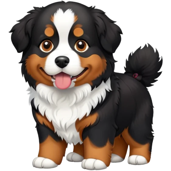 mini Bernese mountain dog emoji
