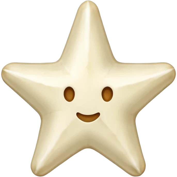 starshape made of bone. no face . no outer ridge. no eyes. no. nose. no mouthjust teh star emoji