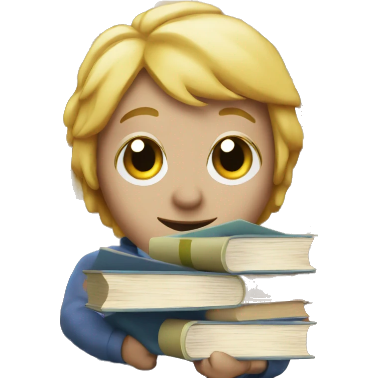 letter N using books emoji