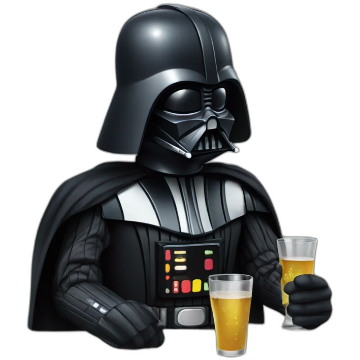 darth vader drunk emoji