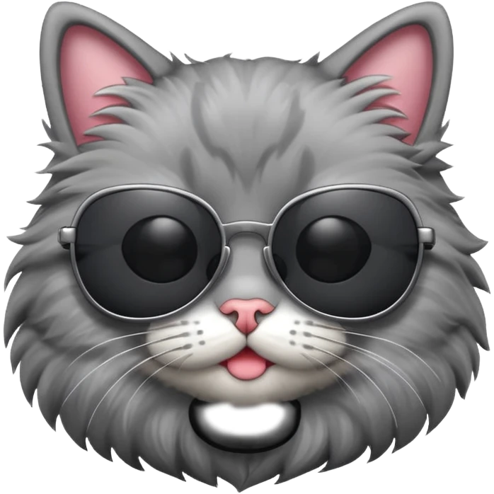 Cat wearing sunglasses emoji
