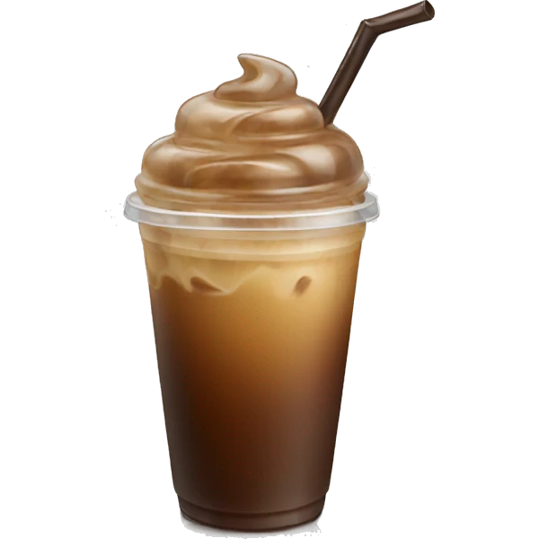 Iced coffee  emoji