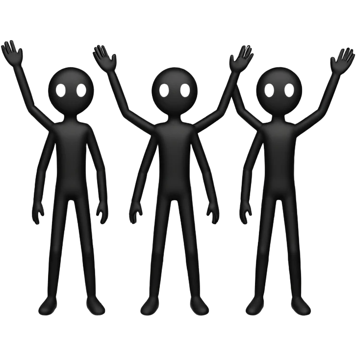 Stickman figures emoji