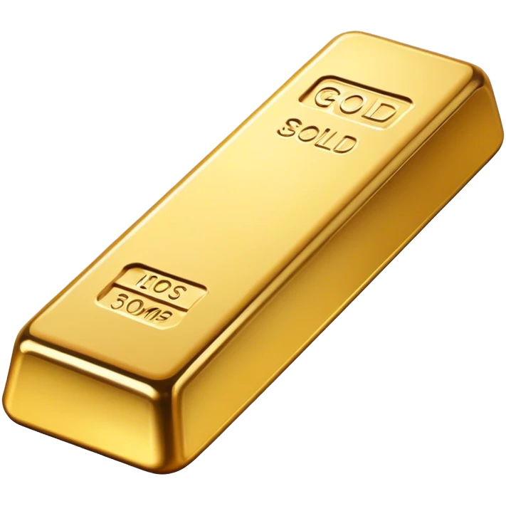 Gold bar emoji