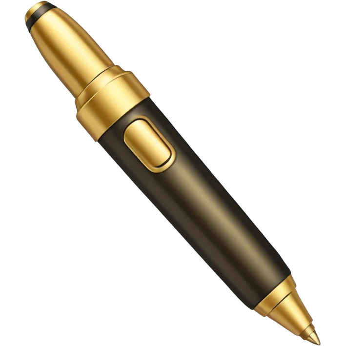 golden permanent marker emoji, with a gold tip emoji