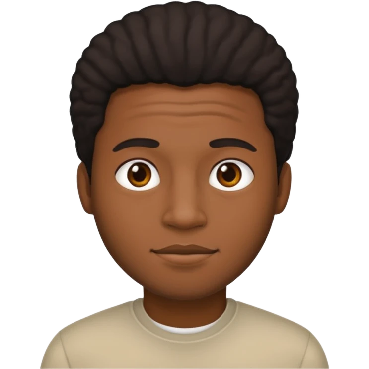 Black guy with a shiesty emoji