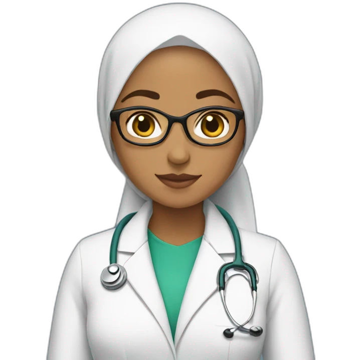 Hijabi doctor emoji
