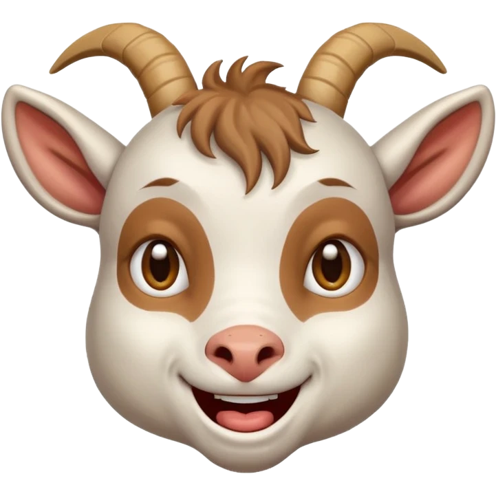 Goat Crying with laughter emoji