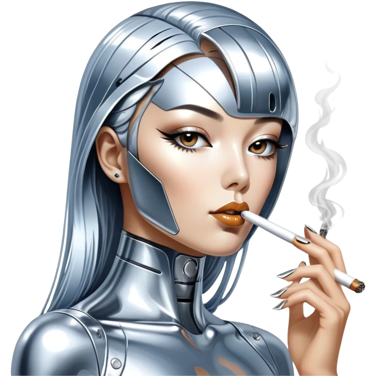 sorayama smoking emoji