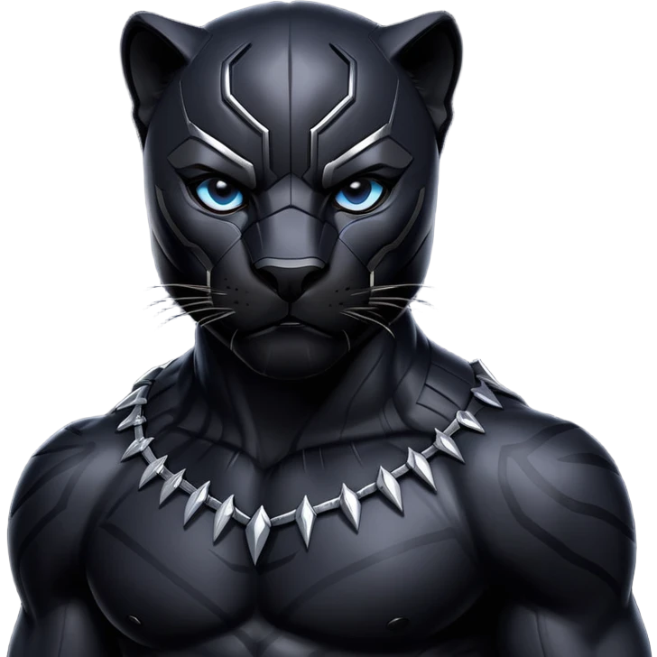 Black panther animal emoji