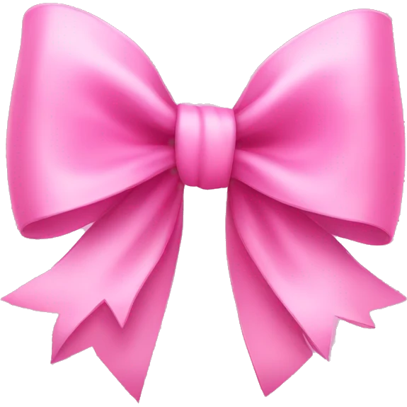 pink bow emoji