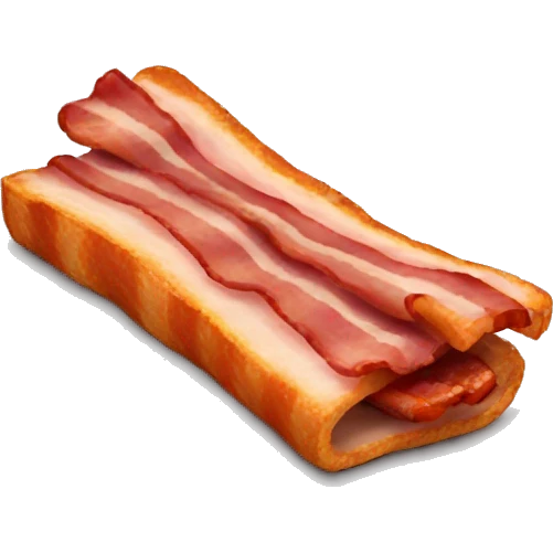 a little bacon strip emoji