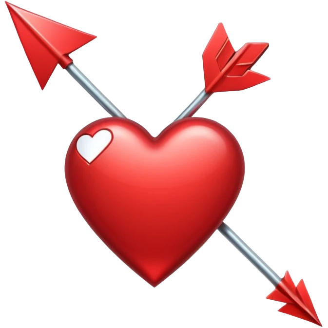Heart-shaped arrow emoji
