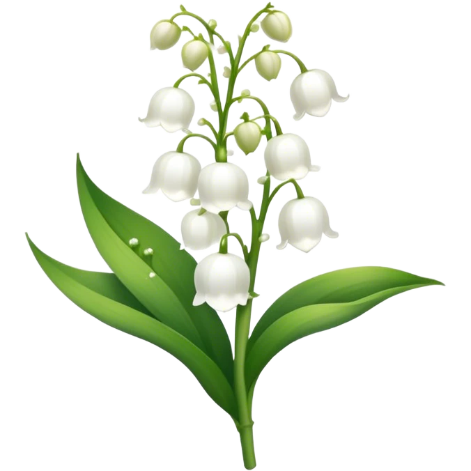 Lily of the valley. emoji