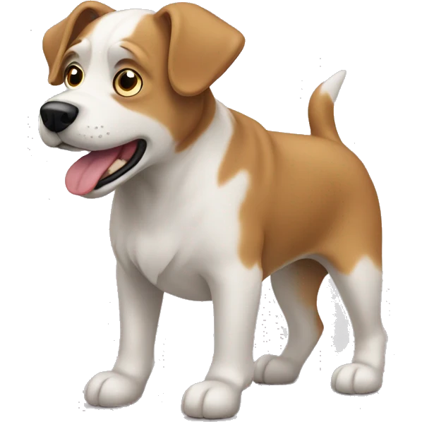 Dog with blog emoji