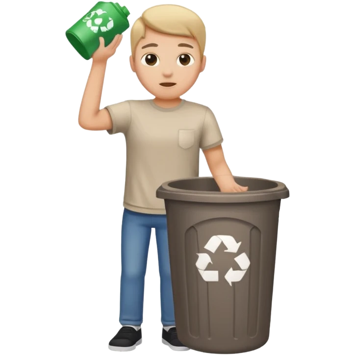 shooting into the trash  emoji