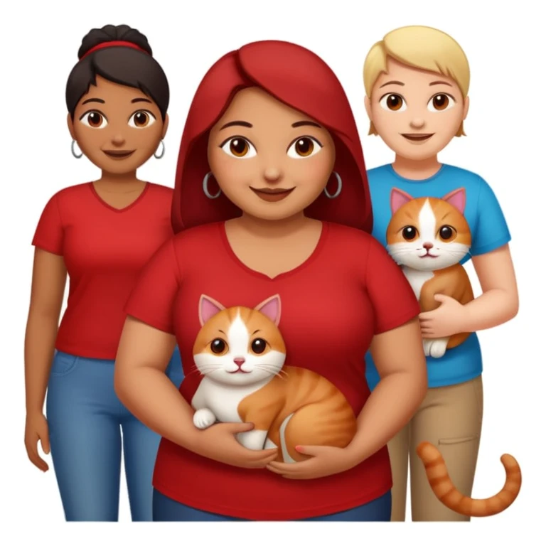 Fat Indian woman working at target with her friends dead cat emoji