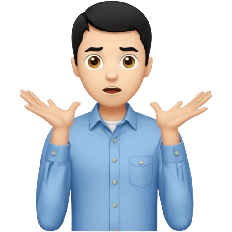 light skin black hair man surprised full body emoji