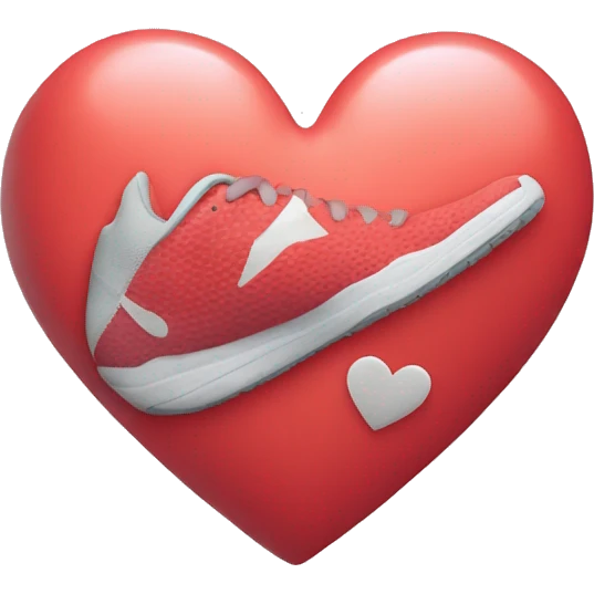 NIKE TICK WITH LOVE HEART emoji