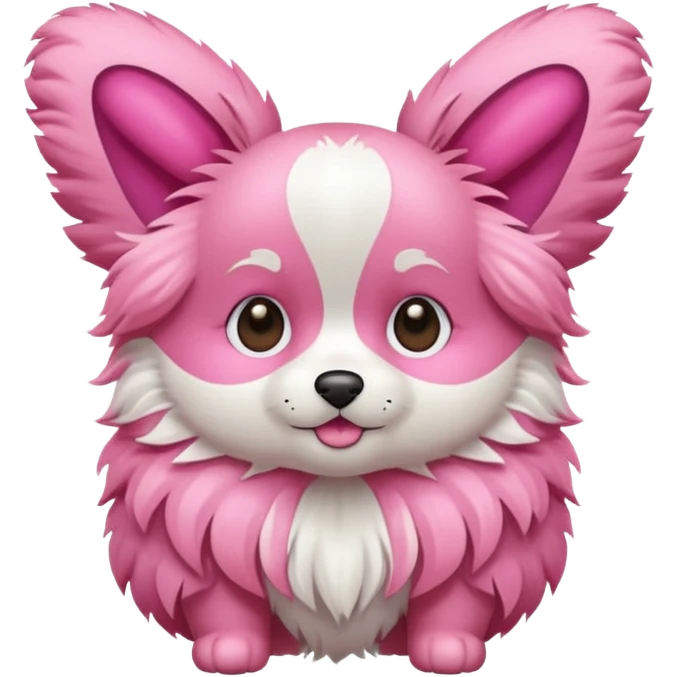 papillon rose  emoji