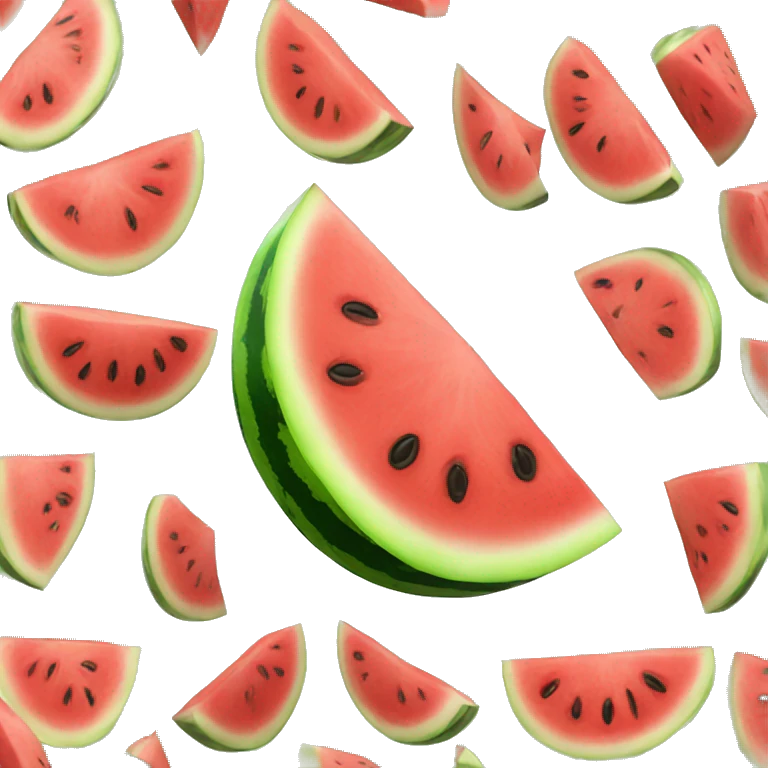 Realistic Watermelon  emoji