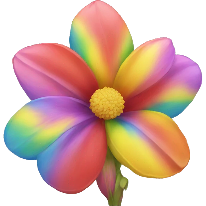 flower rainbow emoji