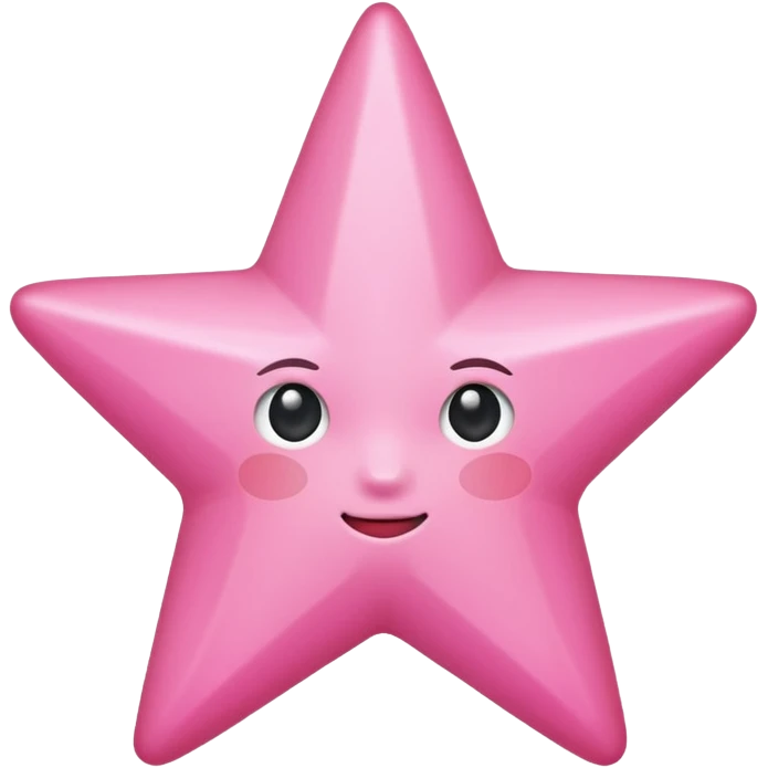 Pink star emoji