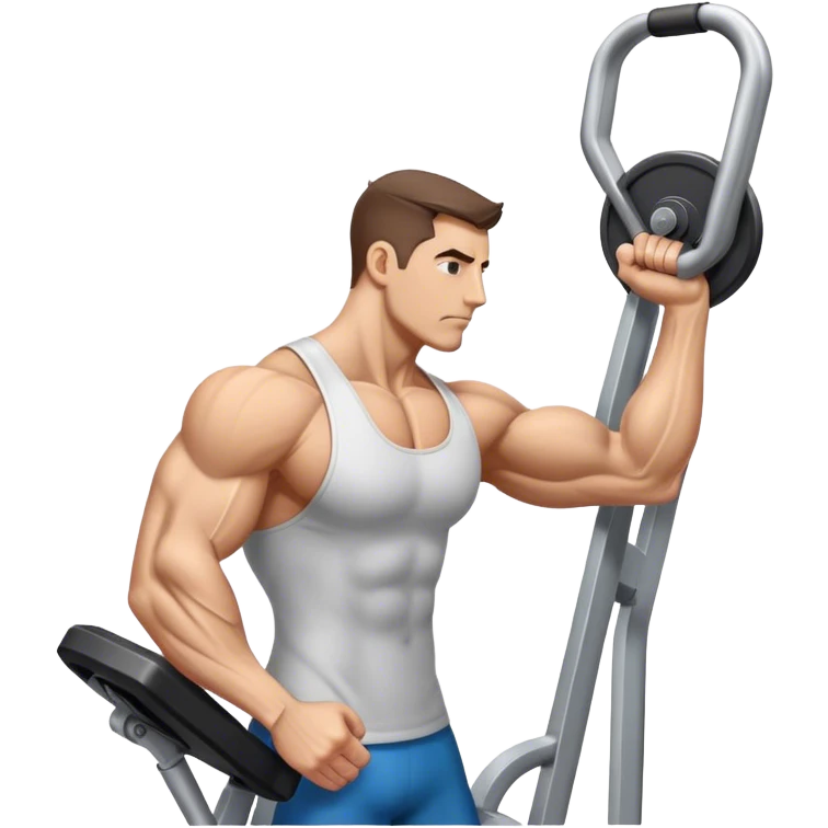 side-view cable-machine tricep-pushdown emoji
