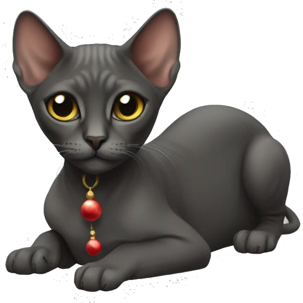  The Sphinx Christmas cat  emoji