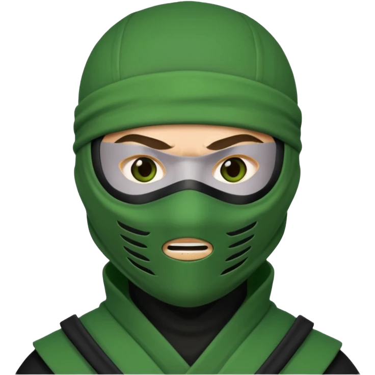 Green ninja emoji
