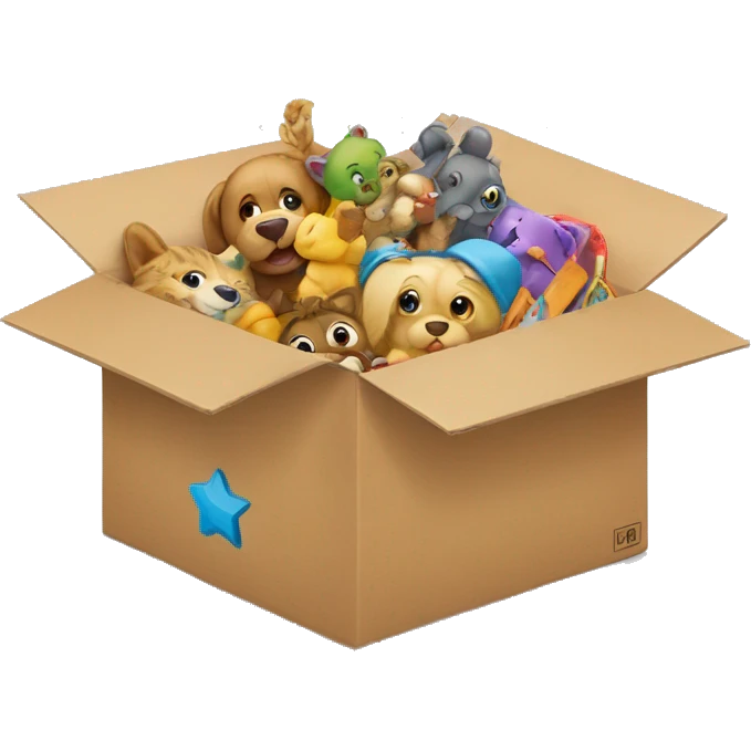 box full of toys emoji