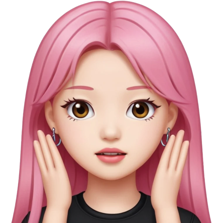 realistic 3d blackpink emoji