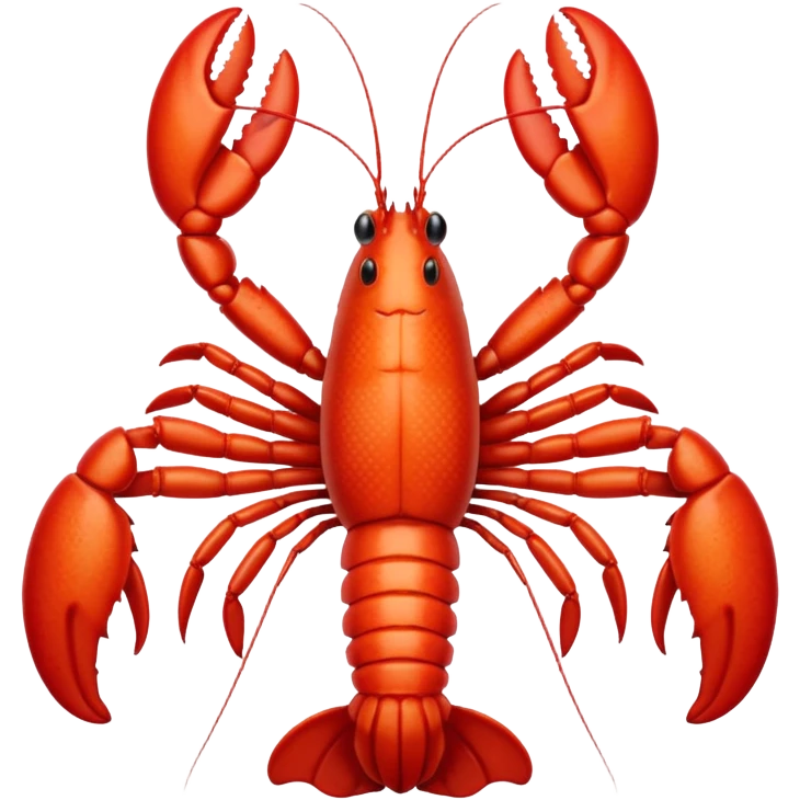 White lobster  emoji