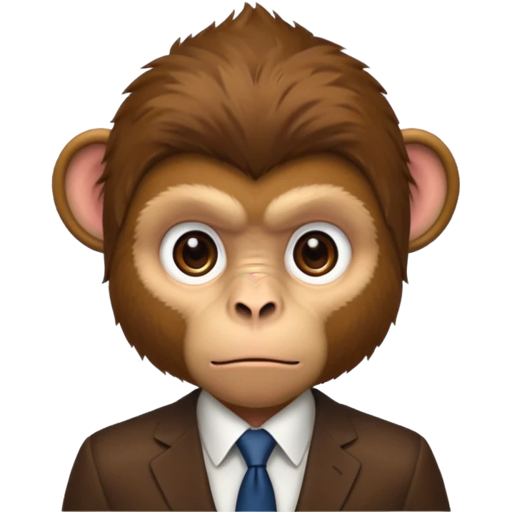 İs adamı maymun emoji