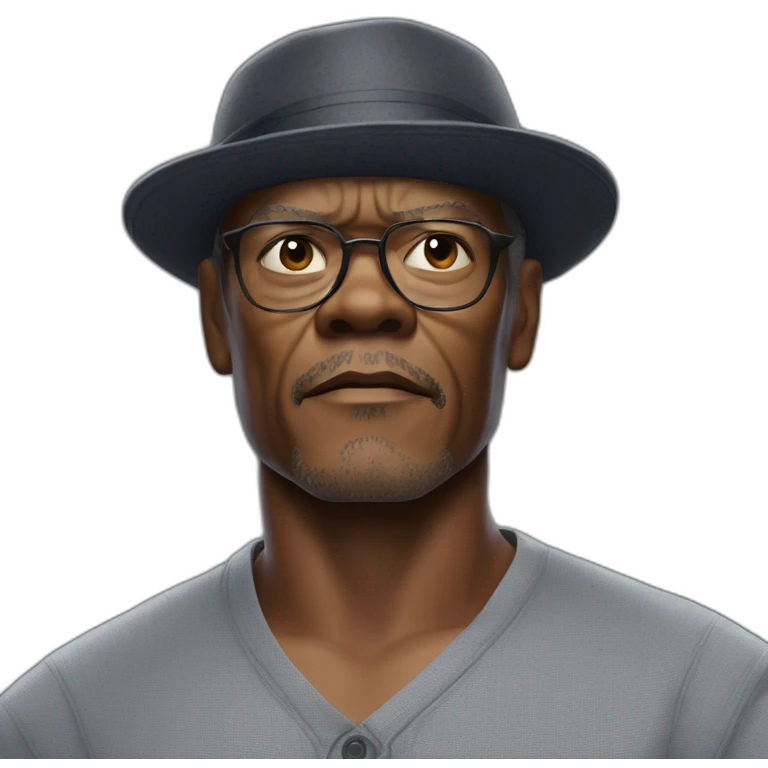 samuel l jackson serious emoji