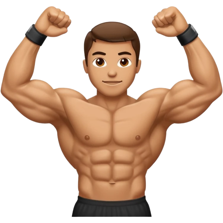 muscular arm, fitness, energetic gym emoji emoji