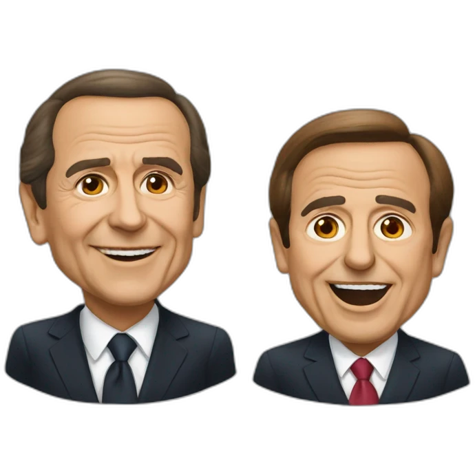 Prodi and Berlusconi emoji