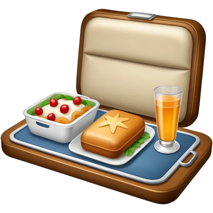 luxury plane food emoji