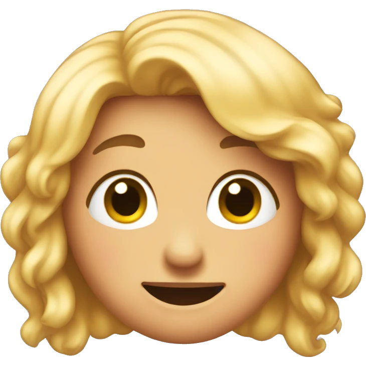 A blushing face emoji