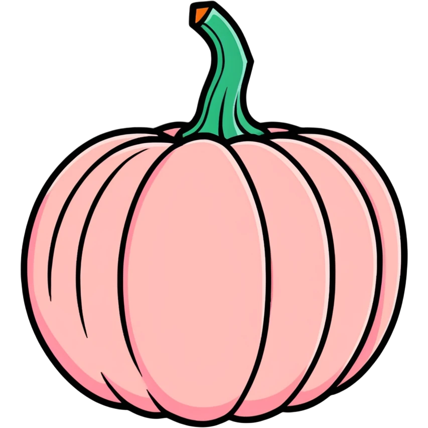 Pink pumpkin  emoji