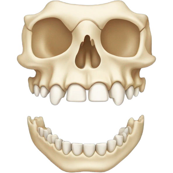 jaw bone emoji