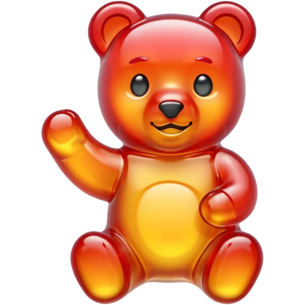 gomita de osito de colores emoji